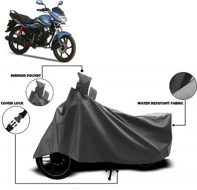 Autoprime Two Wheeler Cover for Hero(Passion Pro, Grey)