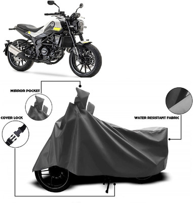 Autoprime Two Wheeler Cover for Benelli(Leoncino 250, Grey)