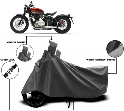 AutoKick Two Wheeler Cover for Triumph(Bonneville Bobber, Grey)