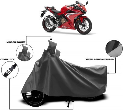 AutoKick Two Wheeler Cover for Royal Enfield(Bullet 350 New BS6, Grey)