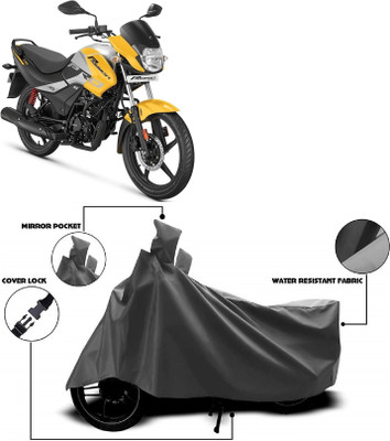 Autoprime Two Wheeler Cover for Hero(MotoCorp Passion Pro, Grey)