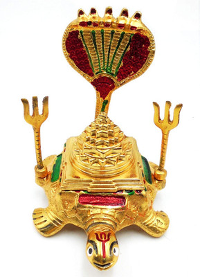 Balaji Traders Trishul Shri yantra Tortoise Aluminium Yantra(Pack of 1)