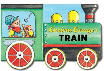 Curious George's Train: Mini Movers Shaped Board Books(English, Board book, Rey H A)