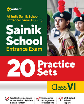 20 Practice Sets Sainik School Entrance Exam Class 6(English, Paperback, unknown)