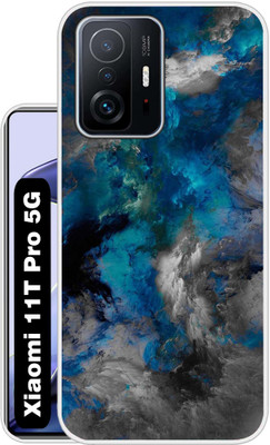 Flipkart SmartBuy Back Cover for Mi 11T Pro 5G, Xiaomi 11T Pro 5G(Blue, Grey, Silicon, Pack of: 1)