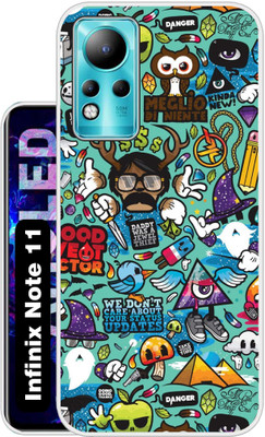 Case Club Back Cover for Infinix Note 11(Multicolor, Camera Bump Protector, Silicon, Pack of: 1)