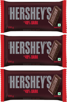 HERSHEY'S Dark Bars(3 x 100 g)