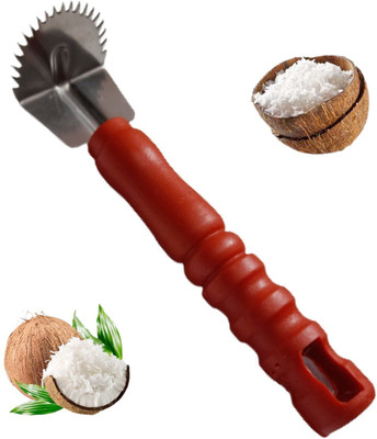 Q8 Twinkle Handheld Coconut Scraper With Stainless Steel Blade & Plastic Handle Grater Coconut Scraper(coconut scraper)