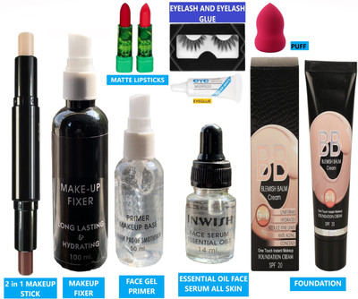 INWISH NEW IMPROTED MAKEUP PRODUCTS PACK OF 10(10 Items in the set)