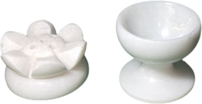 Shikha Saloni Handicrafts Marble Table Diya Set(Height: 1.8 inch)