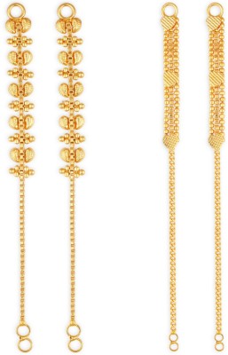 VIGHNAHARTA 1gram gold Plated Kanchain Ear chain earcuff Ear to Ear Combo for Women & Girls Alloy Ear Thread