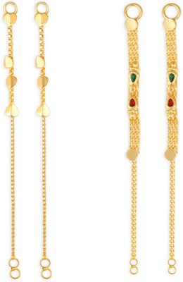 VIGHNAHARTA 1gram gold Plated Kanchain Ear chain earcuff Ear to Ear Combo for Women & Girls Alloy Ear Thread
