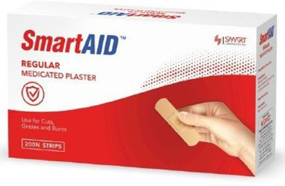 SMARTAID REGULAR BANDAGE IN 200N STRIPS. First Aid Tape(Pack of 1)