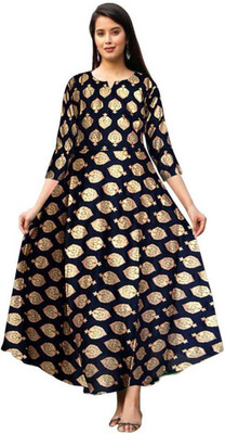 Kuberdisha Anarkali Gown(Blue)