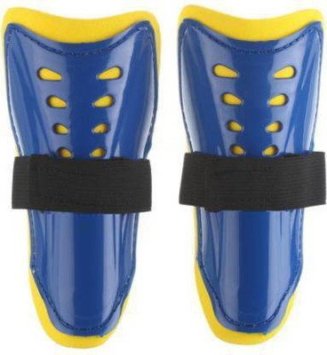 EmmEmm Premium 5.5 Inch Blue Mini Shin Guard for Juniors Football Shin Guard