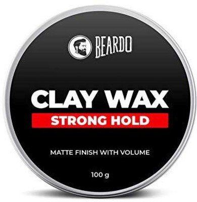 BEARDO Hair CLAY Wax for Men, 100 gm | Matte Finish with volume Hair Wax