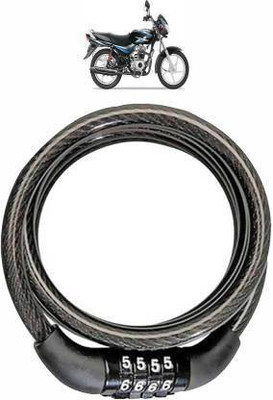 ELECTRIBLES Steel Cable Lock For Helmet