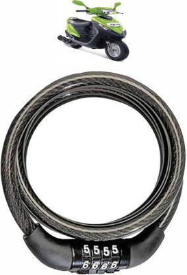 ELECTRIBLES Iron Combination Lock For Helmet