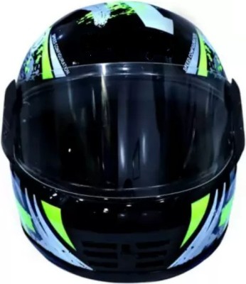 AKR full FACE SPORTS BIKE UNISEX HELMET (ISI APPROVED) GREEN Motorsports Helmet(Green)