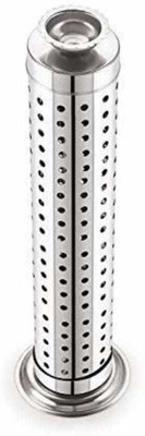 Om Phool Batti Stainless Steel Incense Holder(Silver)