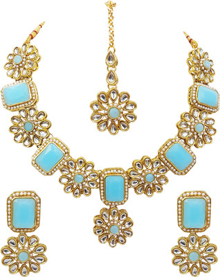 Chrishan Alloy Multicolor Jewellery Set(Pack of 1)