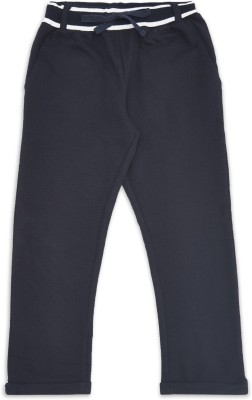 Pantaloons Junior Track Pant For Boys(Dark Blue, Pack of 1)