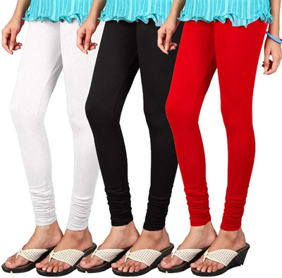 BSF Churidar  Ethnic Wear Legging(Multicolor, Solid)