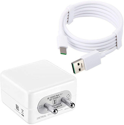 VOLTDIC Wall Charger Accessory Combo for Oppo F17, Oppo K3, OnePlus Nord CE 2 Lite 5G, 30W 5V/6A, (Upto 65W Supported)(White)