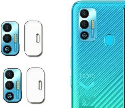 SHAKU Back Camera Lens Glass Protector for Tecno SPARK 7(Pack of: 2)