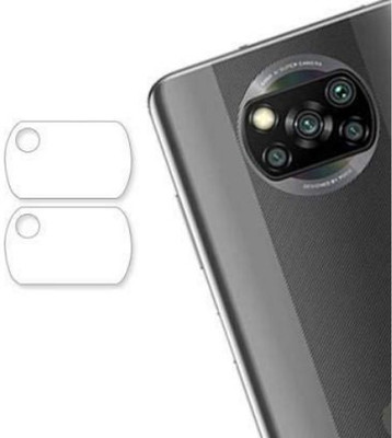shaku Back Camera Lens Glass Protector for xiaomi poco x3(Pack of: 2)