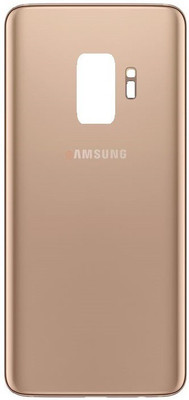 Sandreezz Samsung Galaxy S9 / SM-G960 (with Proper Logo) (Glass) Back Panel(Maple Gold)