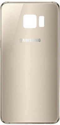 Sandreezz Samsung Galaxy S6 Edge Plus / SM-G928 (with Proper Logo) (Glass) Back Panel(Gold)