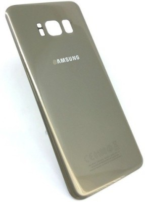 Sandreezz Samsung Galaxy S8 / SM-G950 (with Proper Logo) (Glass) Back Panel(Maple Gold)