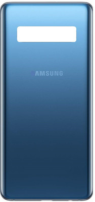 Sandreezz Samsung Galaxy S10 / SM-G973 (with Proper Logo) (Glass) Back Panel(Prism Blue)