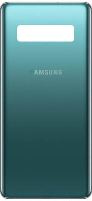 Sandreezz Samsung Galaxy S10 Plus / SM-G975 (with Proper Logo) (Glass) Back Panel(Prism Green)