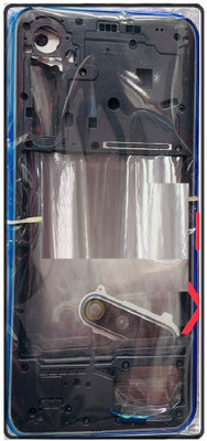 AL HAYY TRADERS REALME XT / X2 BACK BODY RING (OG) Back Panel(BLUE)