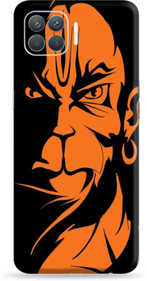 LAMHA Oppo F17 Pro Mobile Skin(Ultra Super Hanumat Veera With High Matte Finish.)