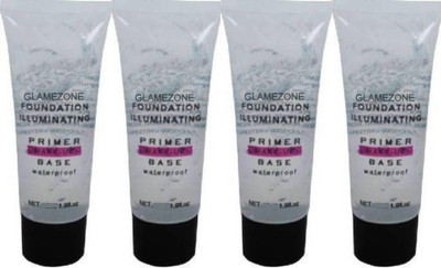 Glamezone Foundation illuminating waterproof primer make-up base Pack 4  Primer  - 200 g(Transparent)