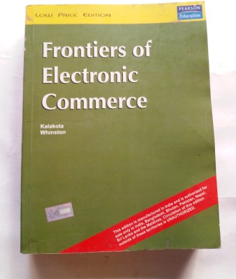 FRONTIERS OF ELECTRONIC COMMERCE(English, Paperback, Kalakota W)