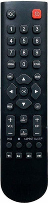 HDF Compatible for Micromax Compatible for Samsung Smart LED/LCD/HD TV |HF-240 Micromax Remote Controller(Black)