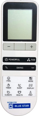 Piyush REMOTE NO 227 FOR SPLIT AC COMPATIBLE TO BLUESTAR Send Remote Photo 9822247789 WhatsApp Verification Remote Controller(White)