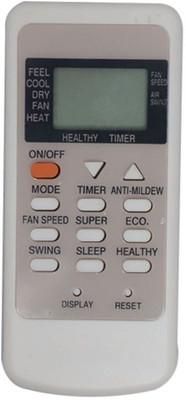 Piyush COMPATIBLE TO IFB / WHIRPOOL AC 135 (FULL FUNCTION). Send Old Remote Picture at 9822247789 (WhatsApp) for Verification Remote Controller(OFF WHITE)