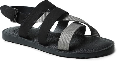 JACK & JONES Men Sandals(Black , 6)