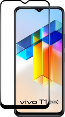 VAlight Edge To Edge Tempered Glass for vivo T1 5G, VIVO T1 5G(Pack of 1)