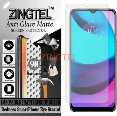 ZINGTEL Impossible Screen Guard for MOTOROLA E20 (Matte Finish)(Pack of 1)