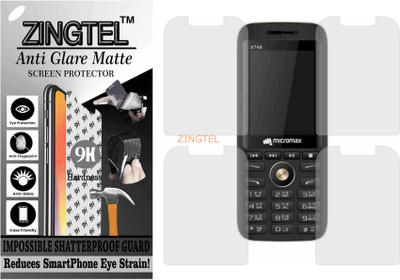 ZINGTEL Impossible Screen Guard for MICROMAX X748 (Matte Finish)(Pack of 1)