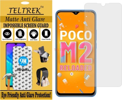 TELTREK Impossible Screen Guard for XIAOMI POCO M2 RELOAD MZB0957IN (Shatterproof Matte)(Pack of 1)