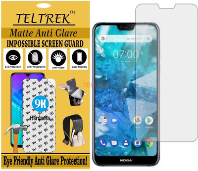 TELTREK Impossible Screen Guard for NOKIA 7.1 (Flexible Matte)(Pack of 1)