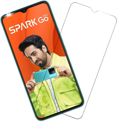 KARTRAY Tempered Glass Guard for Tecno Spark GO 2022, Tecno Spark GO 2021, Tecno Spark GO 2020(Pack of 1)