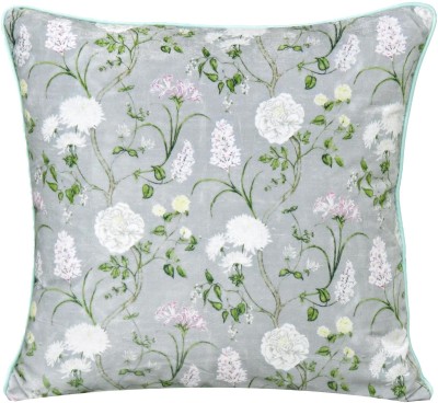 Riara Floral Cushions Cover(20 cm*20 cm, Grey)
